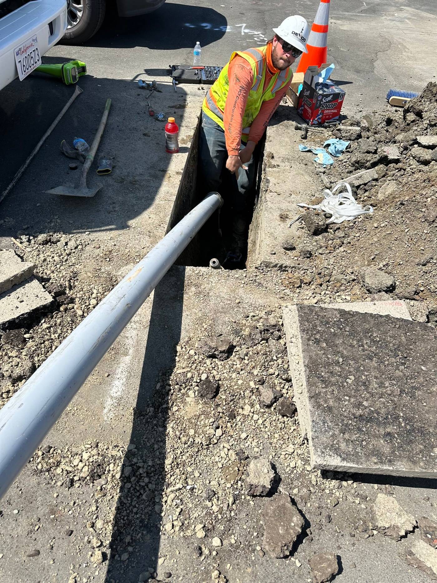 Directional Boring job in Vacaville