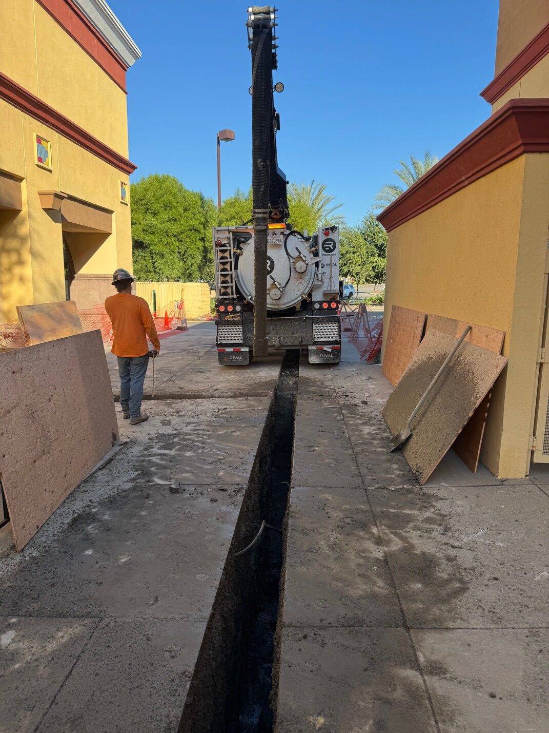 Utility Trenching and Hydro Excavation in Chino