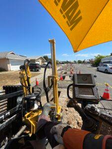 Directional Boring Gas Line