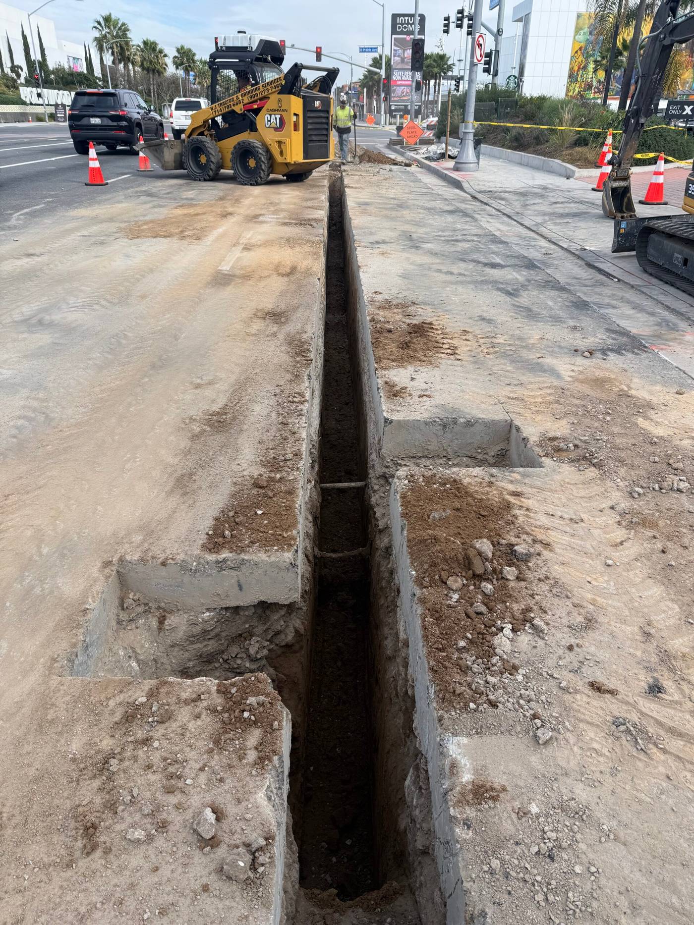 Open Trench & PVC Conduit Installation